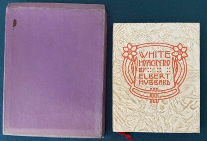 White Hyacinth 1926 Roycroft elbert hubbard leather binding