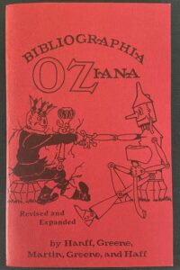 Bibliographia Oziana wizard of oz books david greene signed