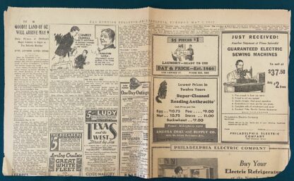 Wonderland of Oz Newspaper article 1932 walt spouse ruth plumly thompson