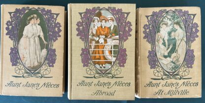 AUNT JANE'S NIECES Vintage Set of 1st 3 Girls Books by L Frank Baum-Edith Van Dyne