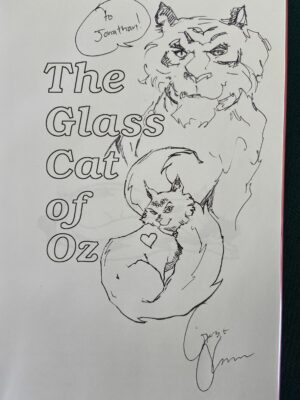 Emerald City Press Book Glass Cat of Oz signed original drawing