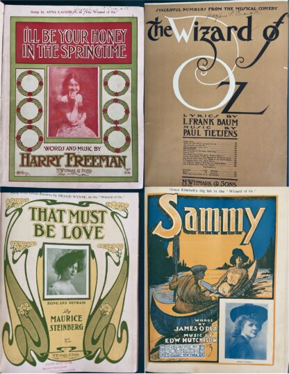 Wizard of Oz Musical 1902 Sheet Music L frank baum