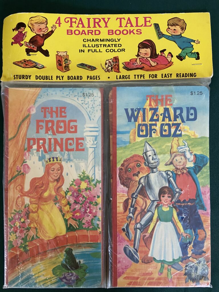 4 Fairy Tale Board Books Wizard of Oz, Frog Prince, Beauty and the Beast, Thumbelina SEALED