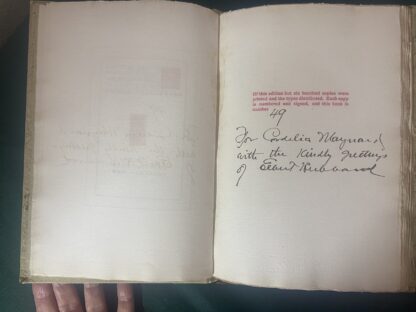 Sale: Roycrofters Song of Songs First 1896 Roycroft Shop Book Inscribed Limited Edition Hubbard - Image 9
