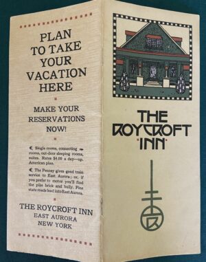 Roycroft Inn Dard Hunter Brochure 1920