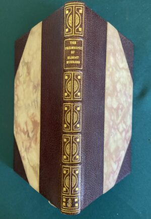 Roycroft Philosopher of elbert hubbard 3/4 levant leather binding 1916 limited edition
