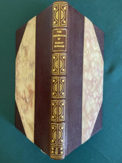 Roycroft Philosopher of elbert hubbard 3/4 levant leather binding 1916 limited edition