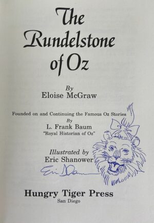 Rundelstone of oz eric Shanower original art drawing signed 1st edition