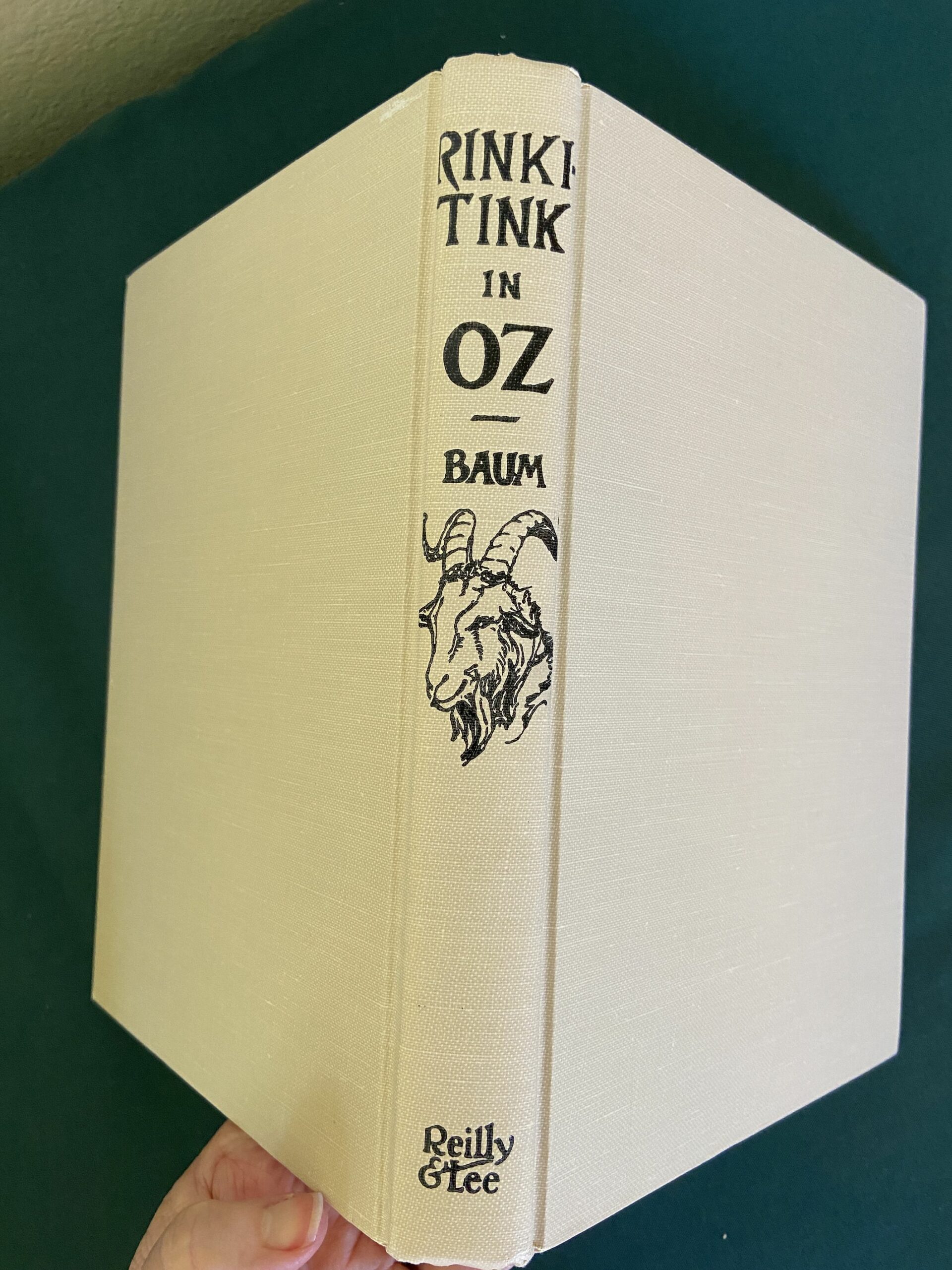 Vintage RINKITINK in OZ Book L Frank Baum in DICK MARTIN Dust