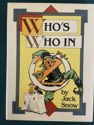 Whos Who in Oz book jack snow wizard of oz