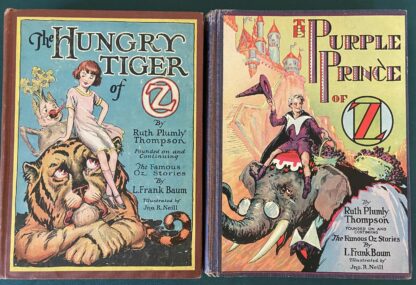 Purple Prince of Oz Hugry Tiger of Oz Thompson book