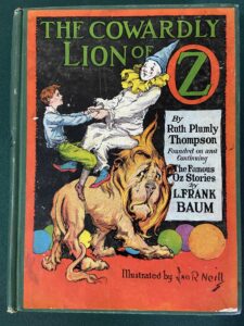 Cowardly Lion of Oz Book 1st edition L Frank Baum