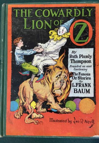 Cowardly Lion of Oz Book 1st edition L Frank Baum