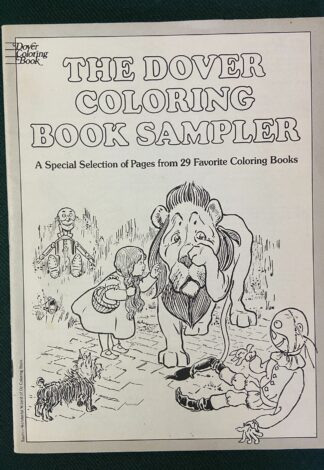 Dover Coloring Book Sampler W W Denslow Cover Wizard of Oz