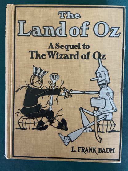 land of oz book tan cloth Reilly & Lee 1919