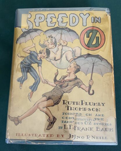 Speedy in Oz book 1st edition dust jacket 1934