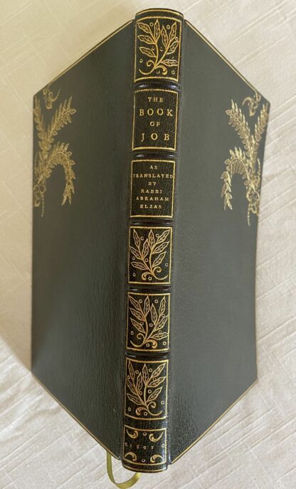 1899 The Book of Job Full Levant Leather Roycroft Book Minnie Gardner, Kinder