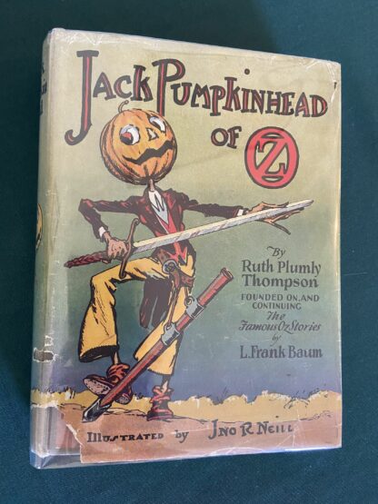 Jack Pumpkinhead of Oz Book 1st edition dust jacket 1929