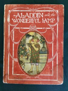 Aladdin and the Magic Lamp book John R Neill Children's Red book