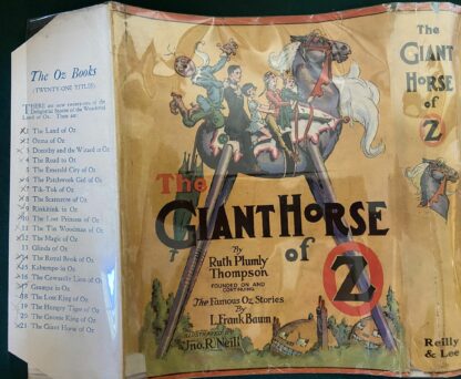 Giant Horse of Oz 1st Edition 1928 Dust Jacket