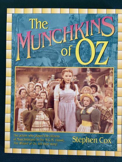 Munchkins of Oz Cox Mickey Carroll Signed Book 1996 Wizard of Oz