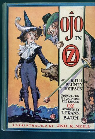 OJO IN OZ Ruth Plumly Thompson 1933 1st Edition 12 Color Plates Book Nr Fine