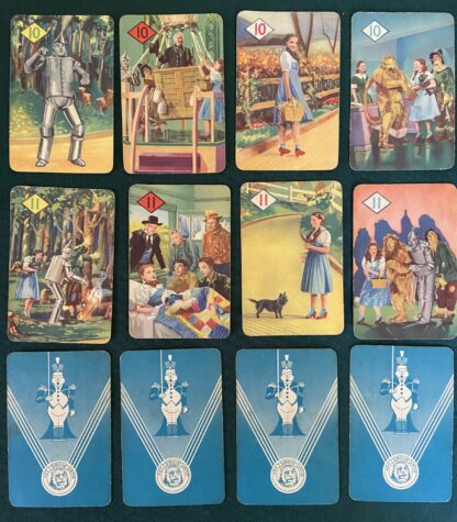 Wizard of oz playing cards UK British MGM Castell