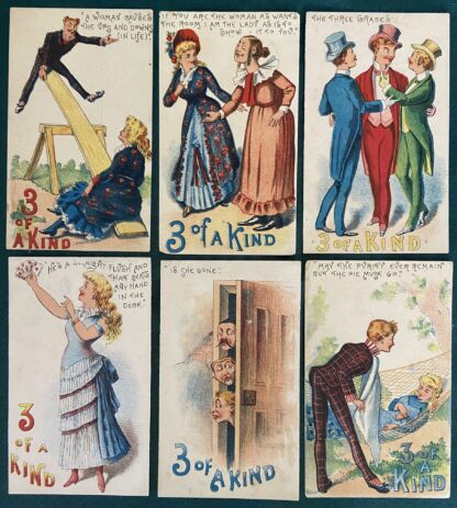 W W Denslow Trade Cards 3 of a Kind