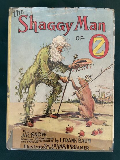 Shaggy Man of Oz Book 1st Edition Jack Snow Dust Jacket