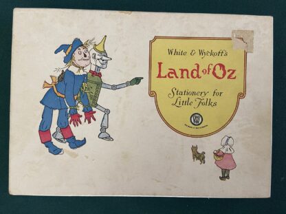 Land of Oz Stationery Set 1922 Wizard of Oz White & Wyckof