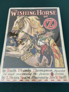 Wishing Horse of Oz Book Dust Jacket Ruth Plumly Thompson
