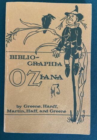 BIBLIOGRAPHIA OZIANA Wizard of Oz Baum Reference Book 1st Printing 1976