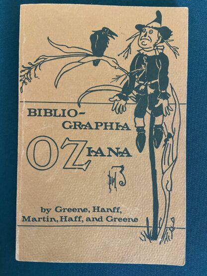 BIBLIOGRAPHIA OZIANA Wizard of Oz Baum Reference Book 1st Printing 1976
