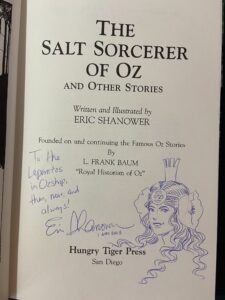 Salt Sorcerer of Oz Book Eric Shanower Original Drawing 1st Edition