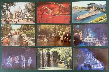 DIsneyland Postcards Vintage Jungle Cruise Haunted Mansion Submarine