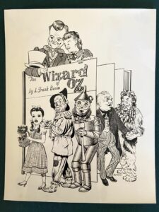 Wizard of Oz MGM Book Drawing Rotman