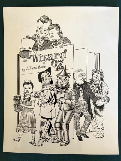 Wizard of Oz MGM Book Drawing Rotman