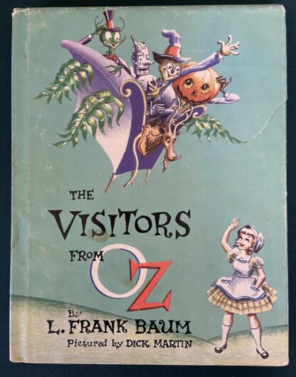 Visitors from Oz Book Frank Baum Dick Martin 1960 Dust Jacket
