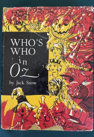 Whos Who in Oz Book with Dust Jacket 1st Edition
