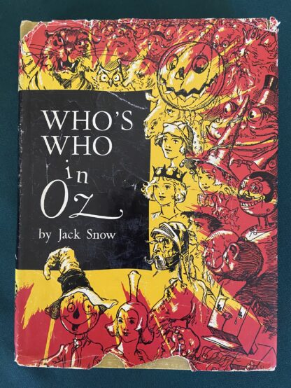 Whos Who in Oz Book with Dust Jacket 1st Edition