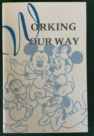 Working Your Way Disneyland Employee Cast Member Orientation Book Booklet