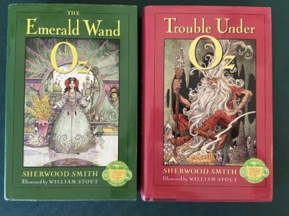 Trouble Under Oz Emerald Wand of Oz 1st Edition William Stout books