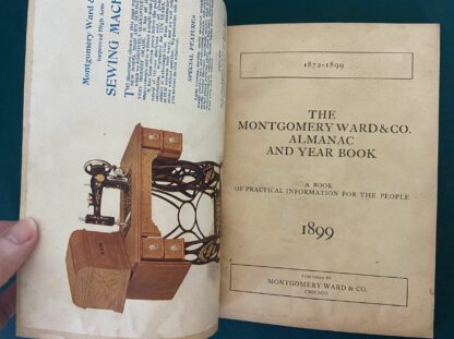 Sold: W. W. Denslow Art Rare MONTGOMERY WARD COVER 1899 Almanac Catalog YearBook - Image 7