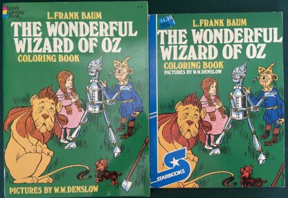 Wonderful Wizard of Oz Coloring Books Denslow 1974 1980