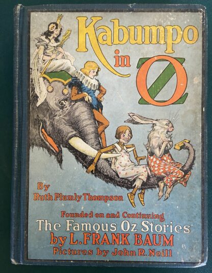 Kabumpo in Oz Book 1st Edition Ruth Plumly Thompson 1922