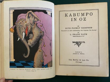 Sold: KABUMPO IN OZ 1st Edition 1922 12 Color Plates Ruth Plumly Thompson - Image 6