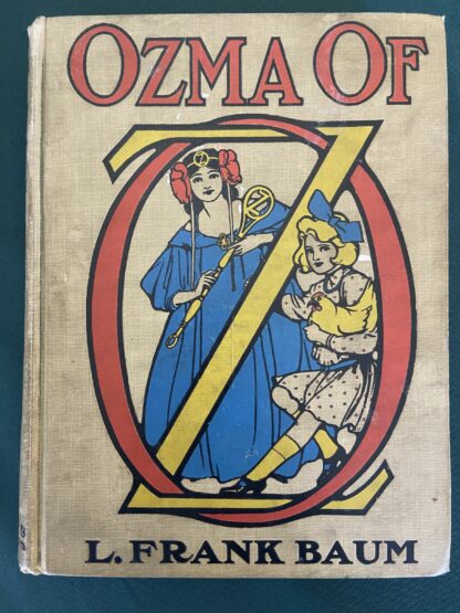 Ozma of Oz Book 1st Edition 4th Print Reilly & Britton L Frank Baum