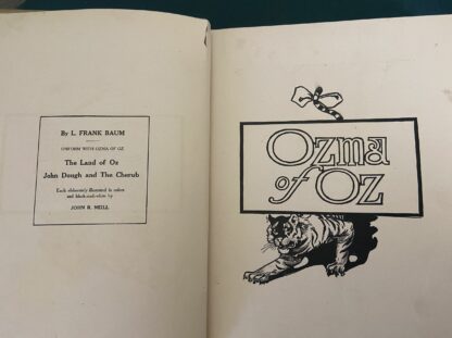 SOLD: OZMA OF OZ Book Reilly & Britton 1st Ed/4th Color L Frank Baum Wizard of Oz - Image 4