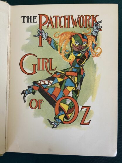 Sold: PATCHWORK GIRL OF OZ 1913 1st Edition 1st Print 2nd State L Frank Baum Book Reilly & Britton - Image 5