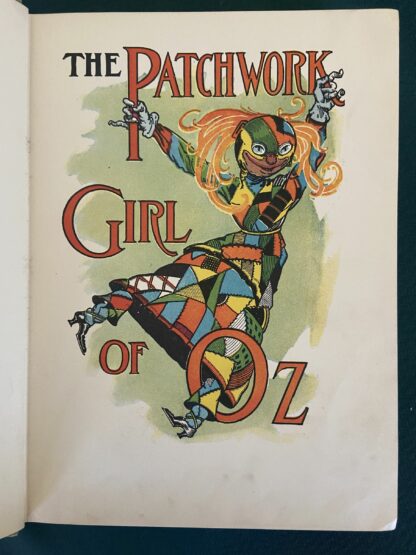 Sold: PATCHWORK GIRL OF OZ 1913 Reilly & Britton 1st Edn 1st State L Frank Baum - Image 3